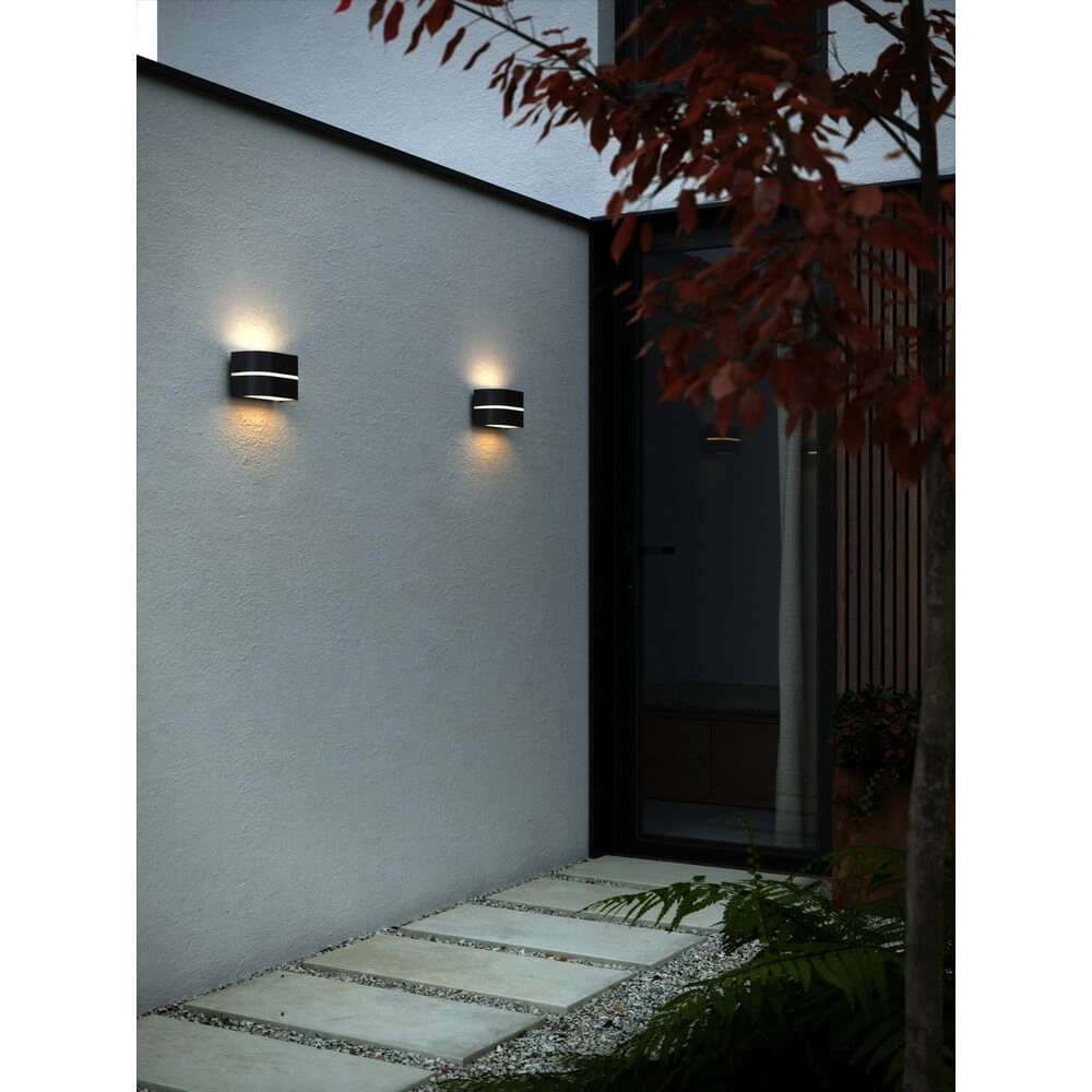 Schlanke Wandleuchte Sibelis schwarz Nordlux 5704924017681