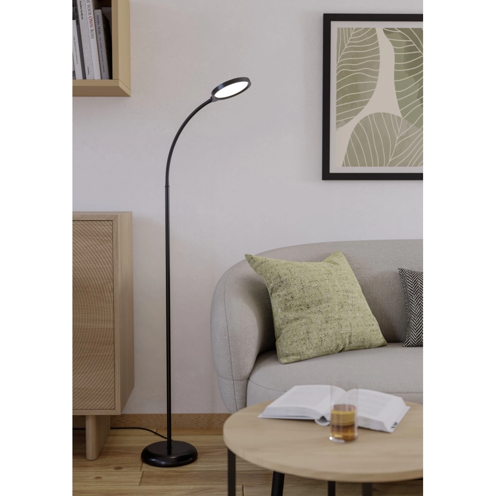 Stehlampe Lauro schwarz Eglo 9008606357529
