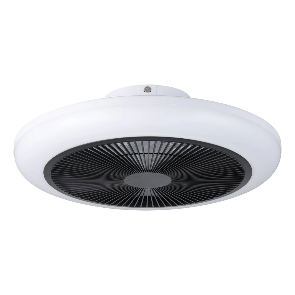 Deckenventilator Sayulita weiß mit schwarz Ø 46cm RGB