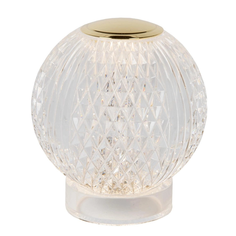 Goldene Tischlampe Cintra Wiederaufladbare Ø 9cm - 2700K Lucide 5411212134486