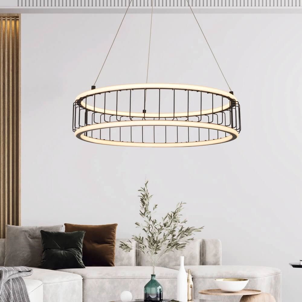 LED-Hängelampe Circolo Ø 57cm Searchlight 5053423227276