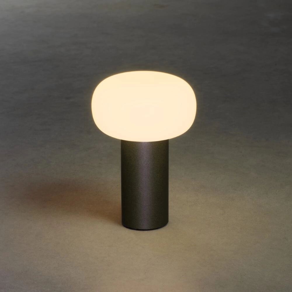 Wiederaufladbare Tischlampe Antibes Anthrazit KonstSmide 7318308267524