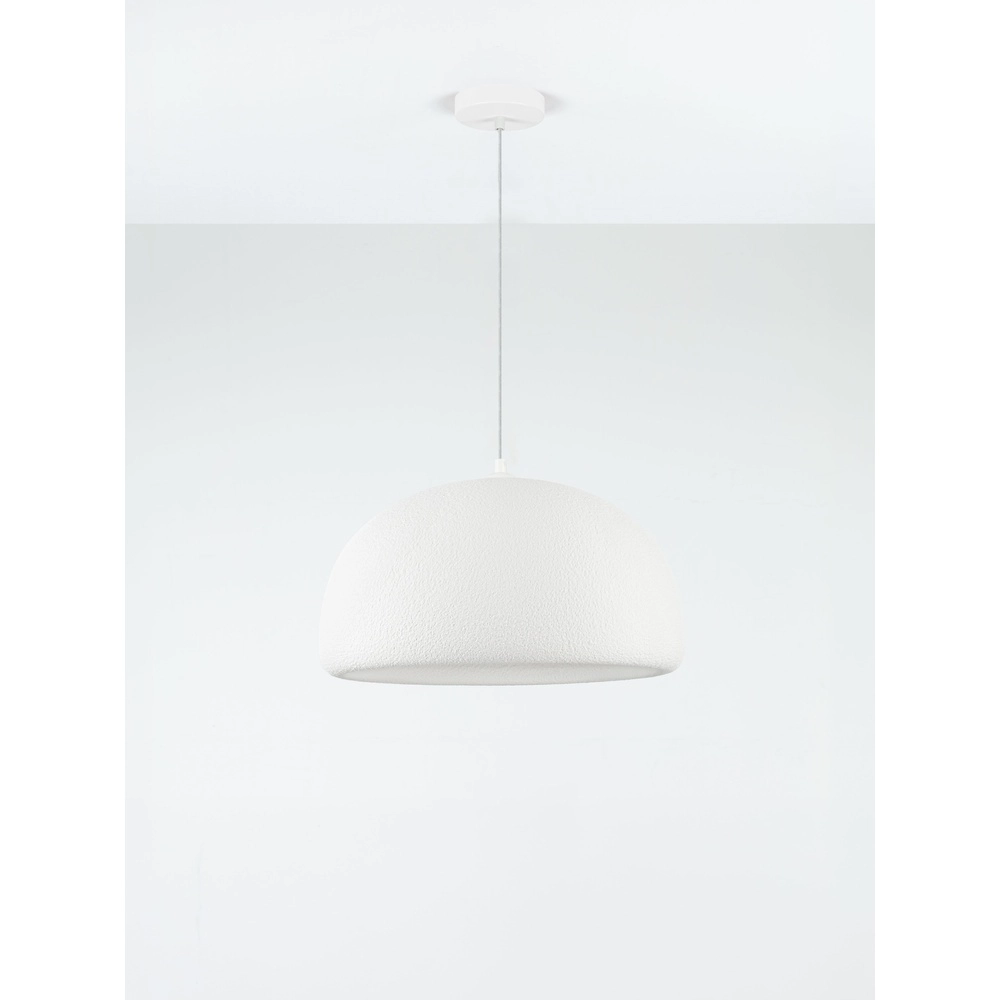 Moderne Pendellampe Davo weiße Ø 43 cm Lyora 5212017495686
