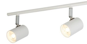 Weißer Deckenstrahler Rollo Searchlight 5053423098456