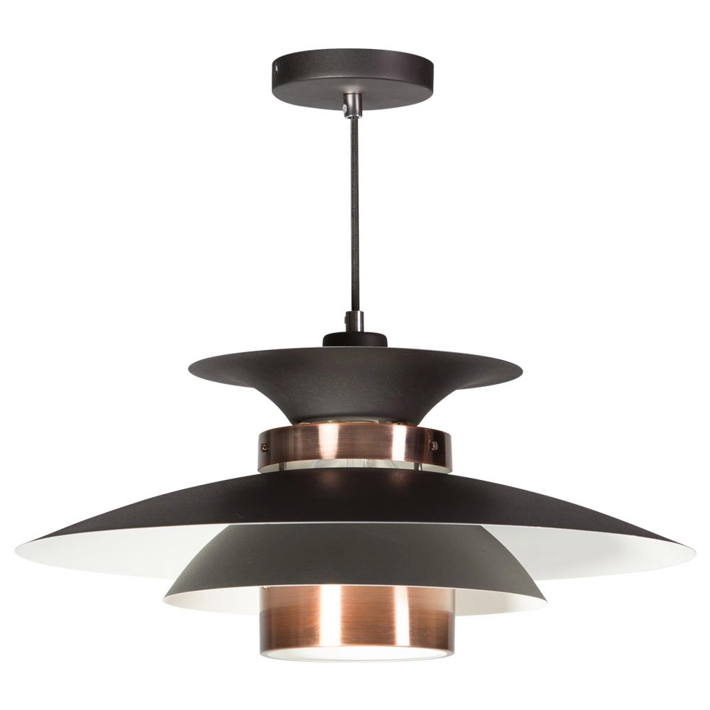 Robuste Hängelampe Potenza 50 cm Bronenbruin