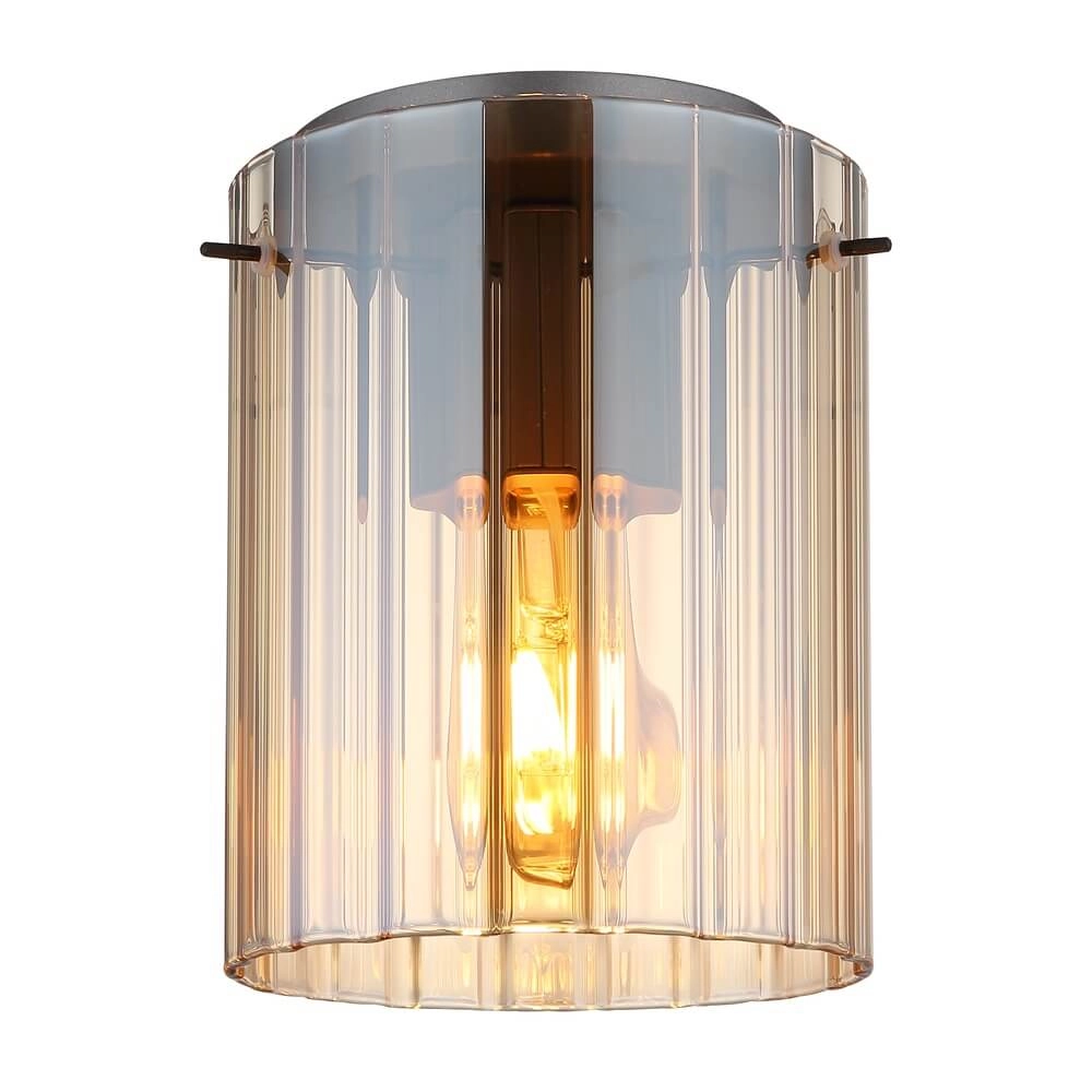 Deckenlampe Tulivar Design Braunglas