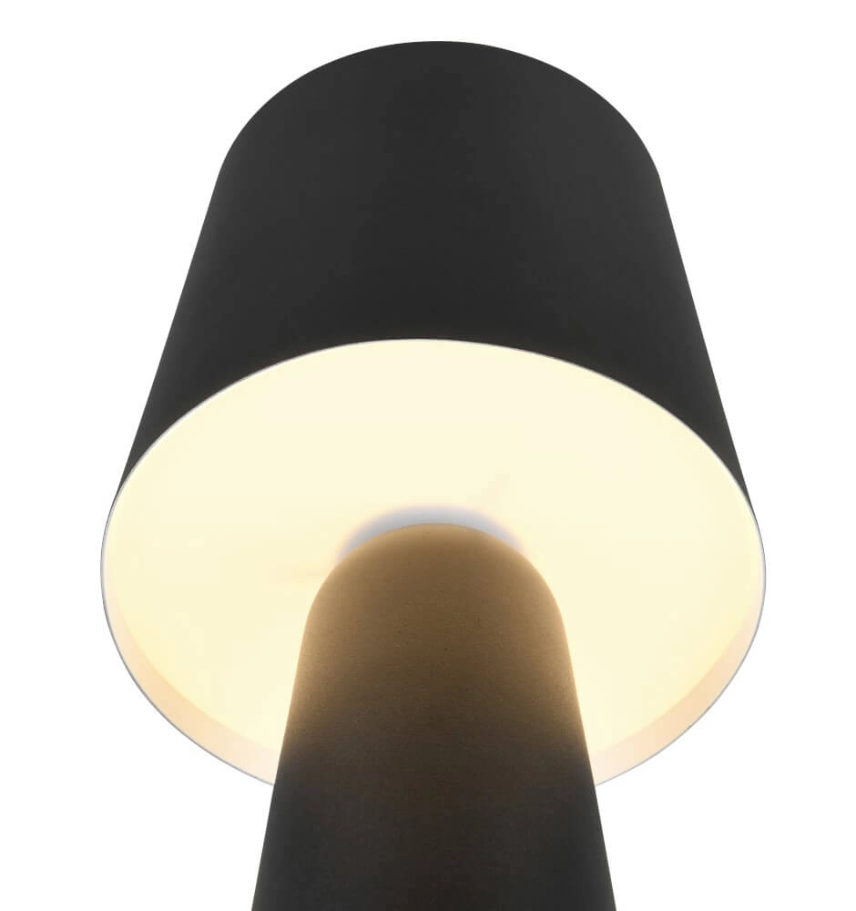 Nachttischlampe Nubian Schwarz Trio 4017807616132