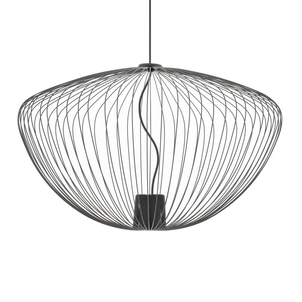Rattan Pendelleuchte Pumpkin L Ø 70cm Lyora 5903139112529