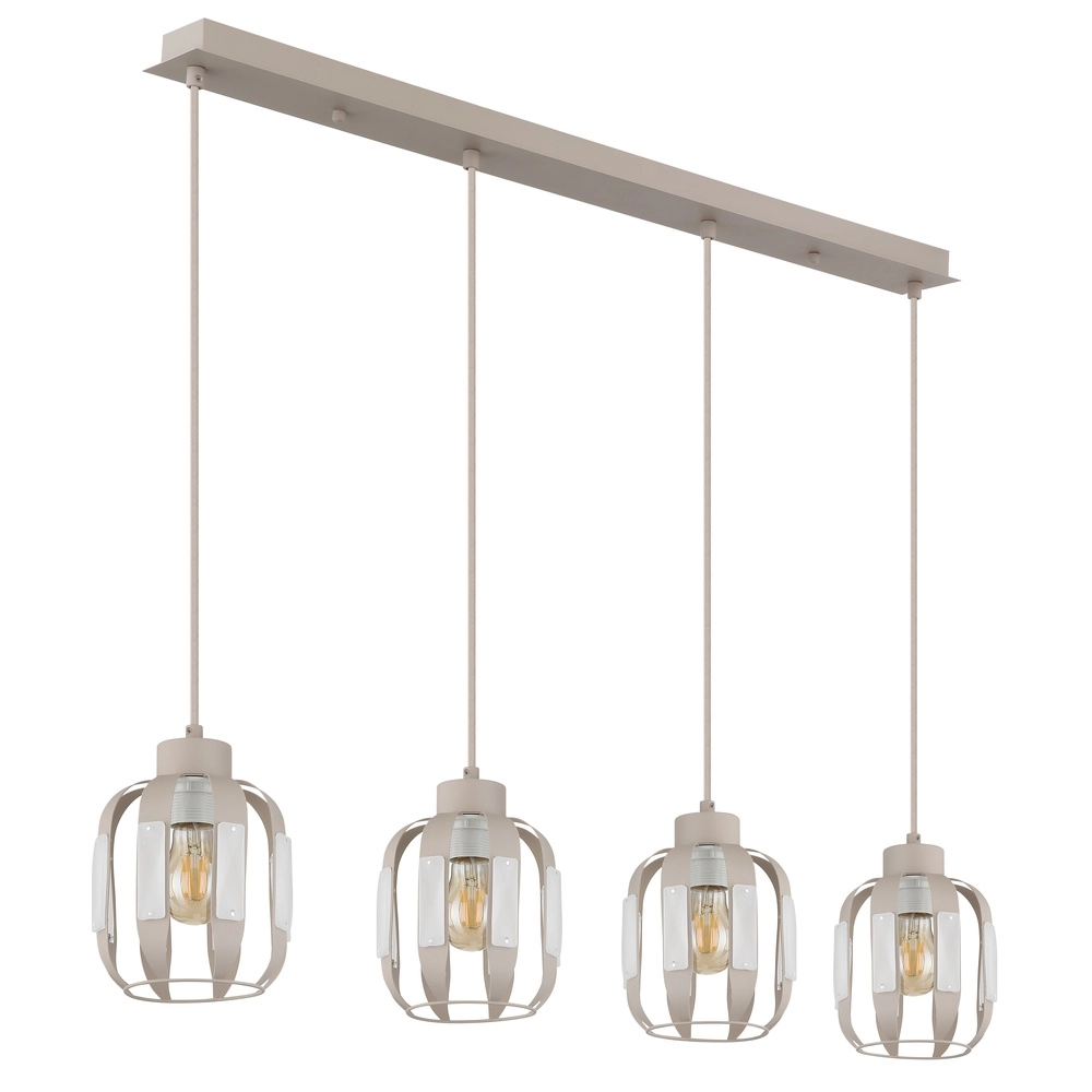 Essaal-Pendellampe Arlen 4-hell sandbraun Globo 9007371580569