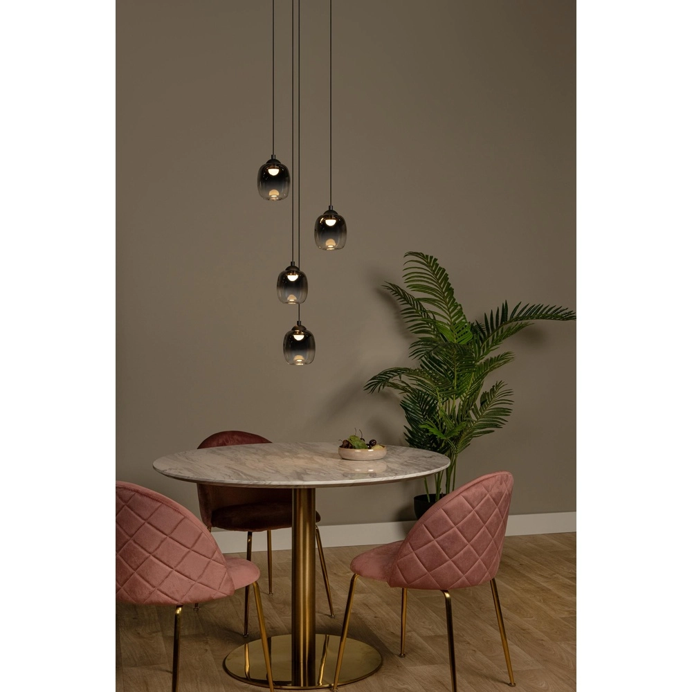 4-Licht Pendellampe Tamino Schwarz Lucide 5411212741240