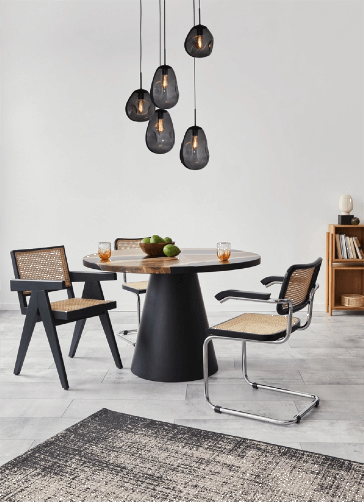 Vide-Hängelampe Lava 5x Rauchglas Masterlight 8718121284323