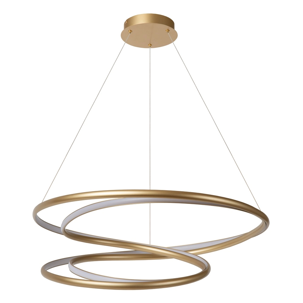Design-Pendellampe Sardana Ø 80 cm golden Premium by Lucide 5411212520890