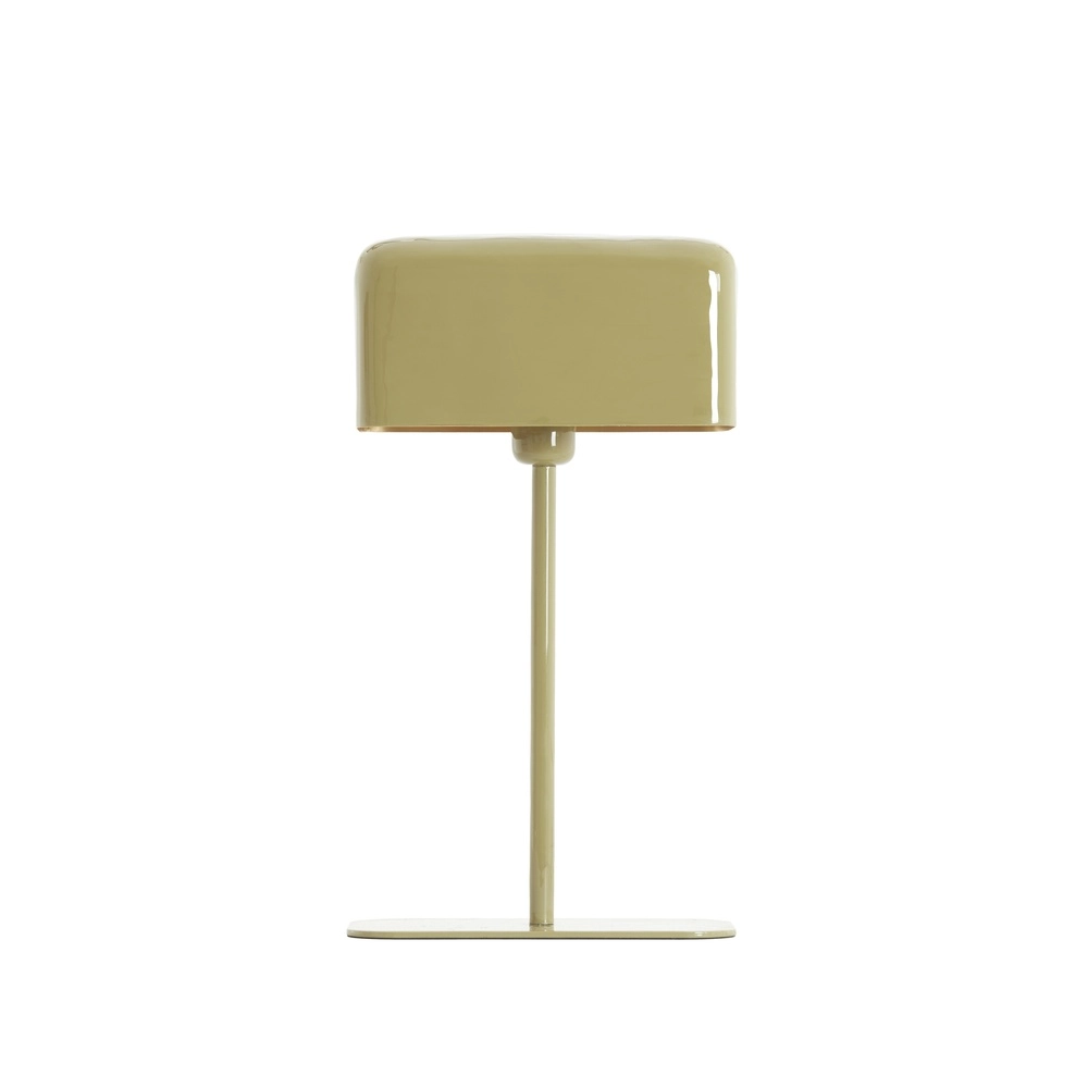 Nachttischlampe Elenie 25x13 cm – glänzend taupe