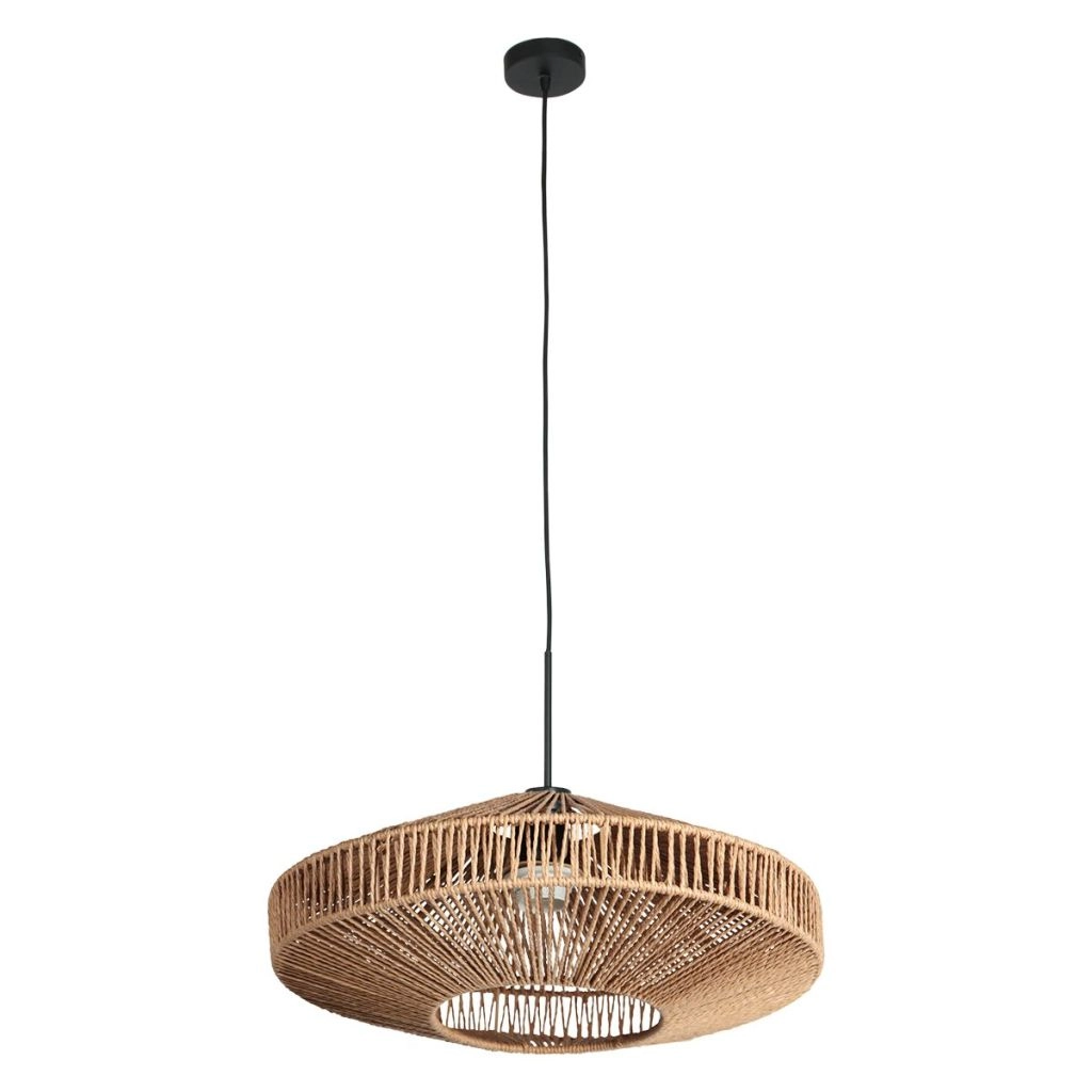 Pendellampe Ropex mit Rattan-Schattierung Ø40 cm Steinhauer 8712746182774