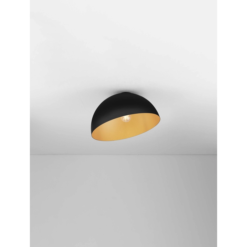Deckenlampe Onia schwarz mit gold Ø 40cm