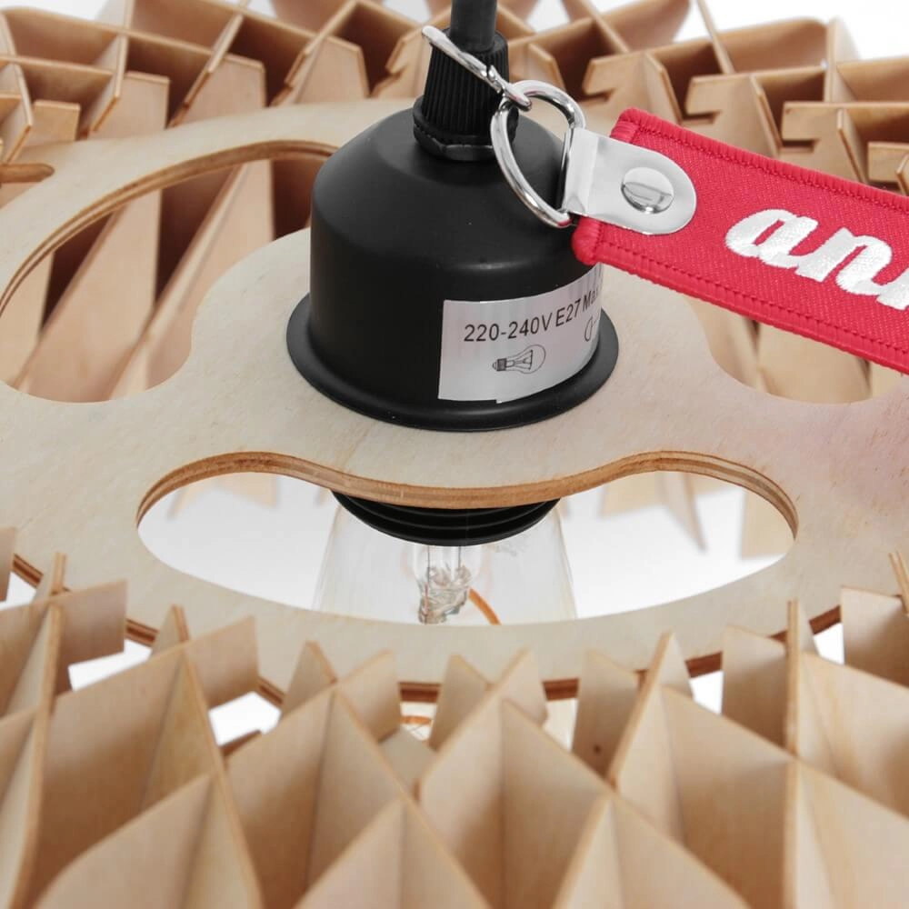 Hängelampe aus Buche Maze Ø 46cm Steinhauer 8712746170436
