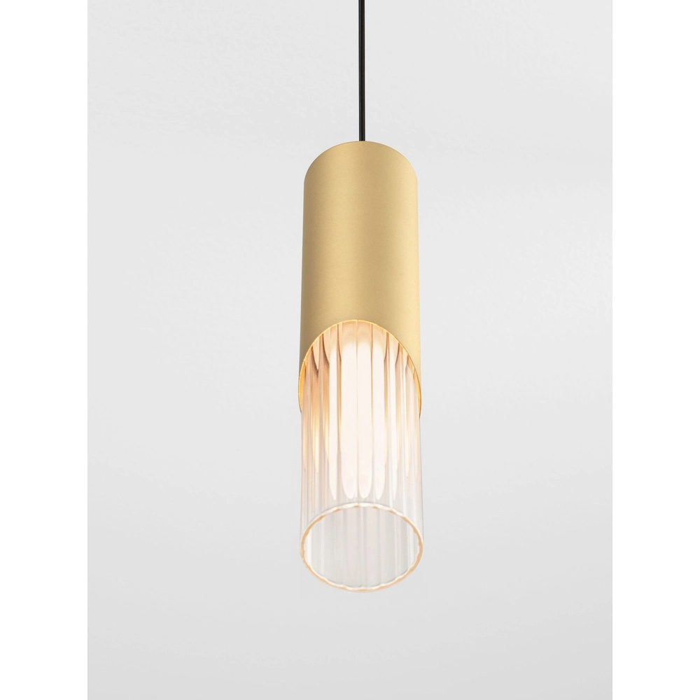 Design-Pendellampe Modesto Ø 8 cm Gold Lyora 5212063501430