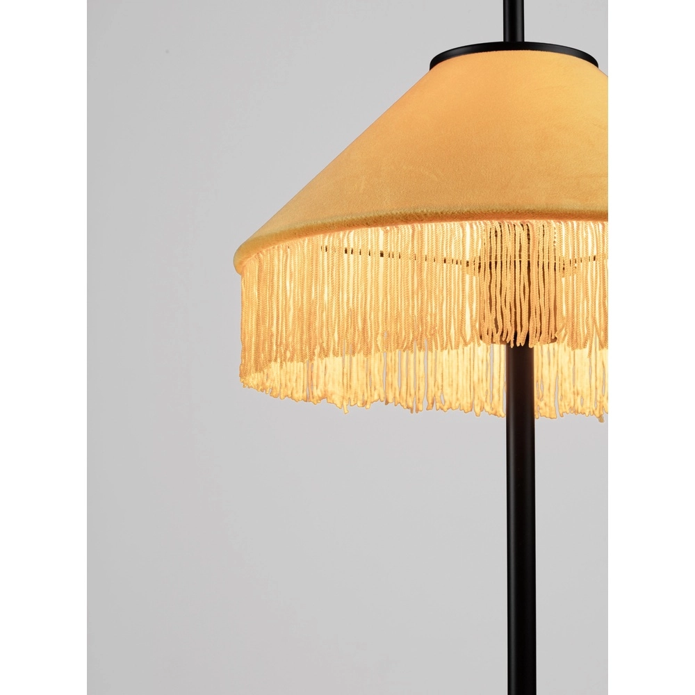 Tiffany-Tischlampe Velvy Gelb Lyora 5212017493798