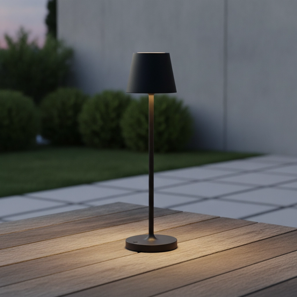 Tischlampe Petit anthrazit wiederaufladbar