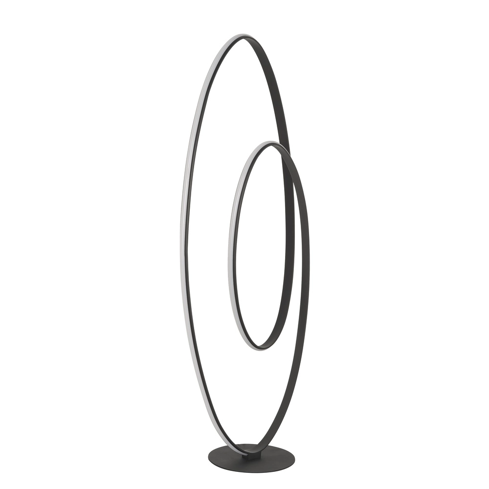 Design-Stehleuchte Elegance schwarz 121cm