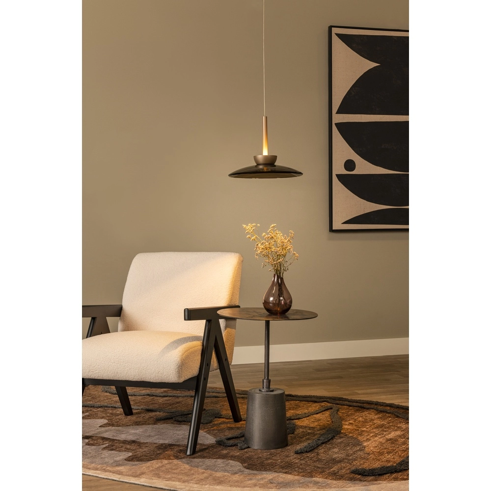 Glas-LED-Pendellampe Santiago Ø 32cm – Champagner Premium by Lucide 5411212221919