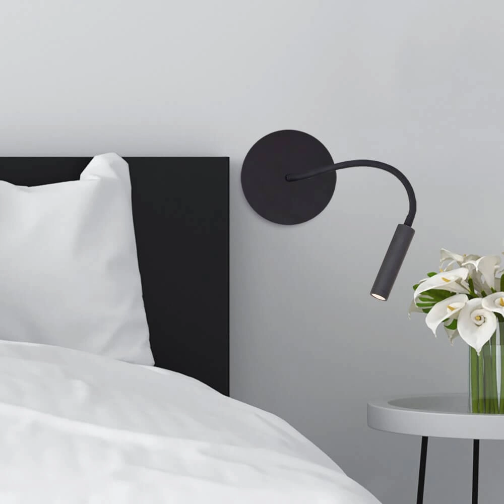 Wandlampe Jutta schwarz flexibel Brilliant 4004353425844