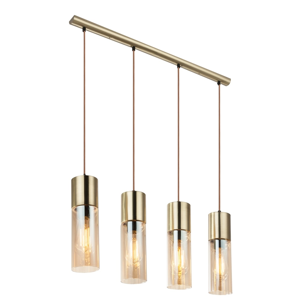 4-Licht Pendellampe Annika Golddesign