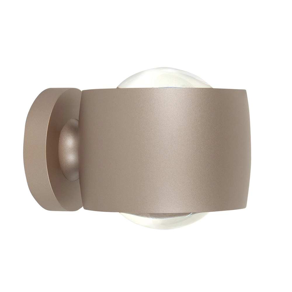 Design-Wandlampe Amora Champagnergold
