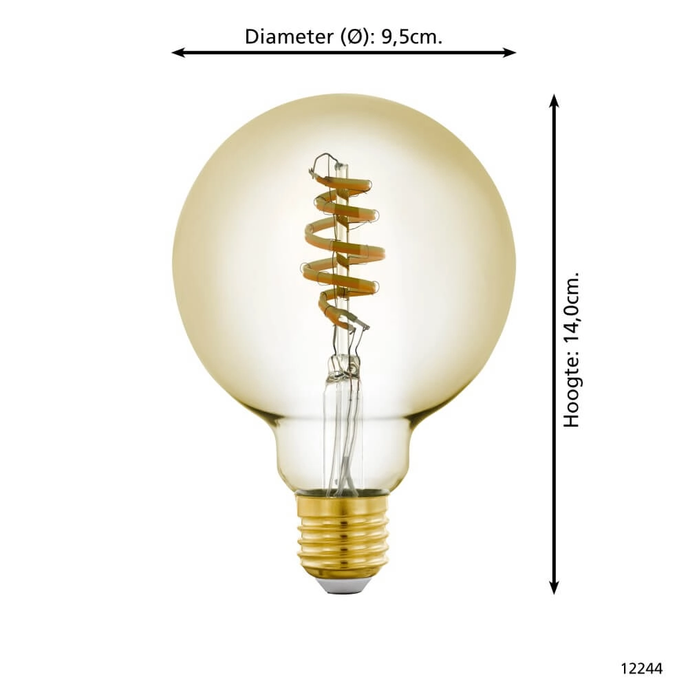 LED-Lampe Zigbee - E27 - 4.9 watt - 2200-6500K - G95 Eglo 9002759122447