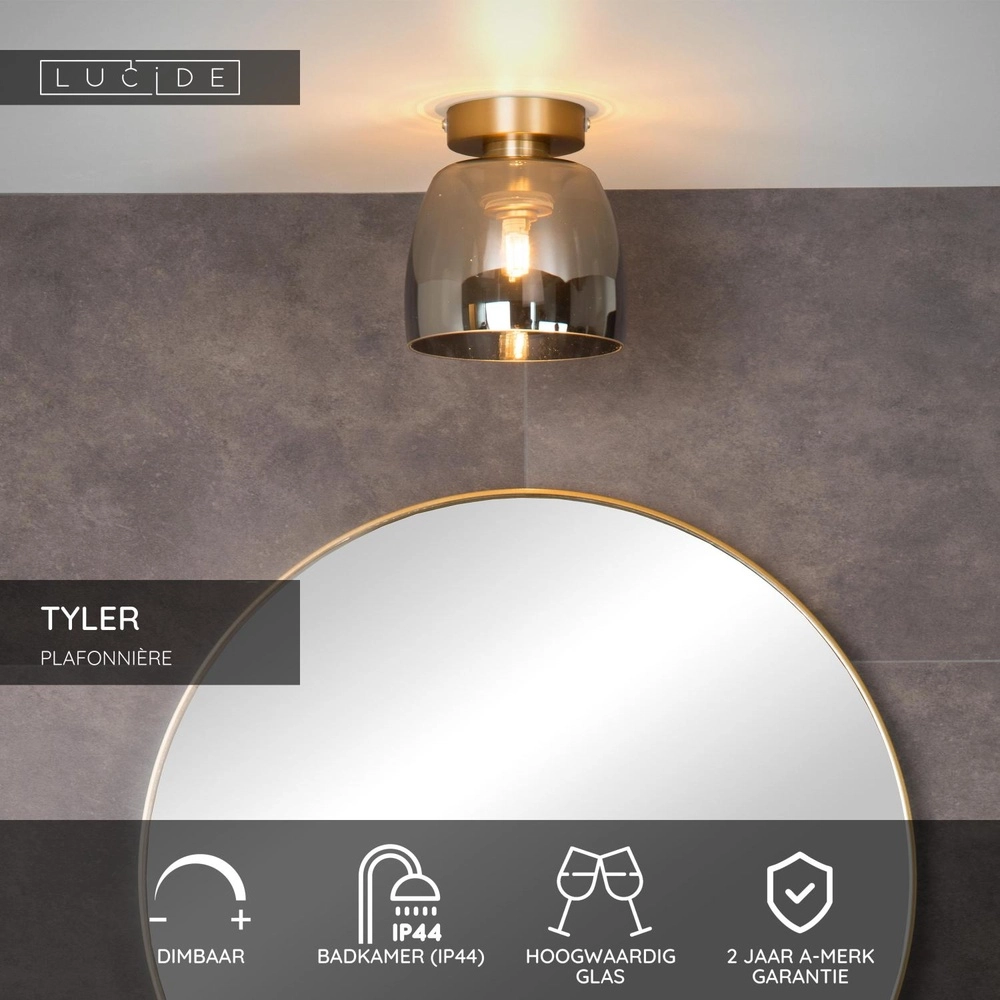 Deckenlampe Tyler Gold Lucide 5411212302618