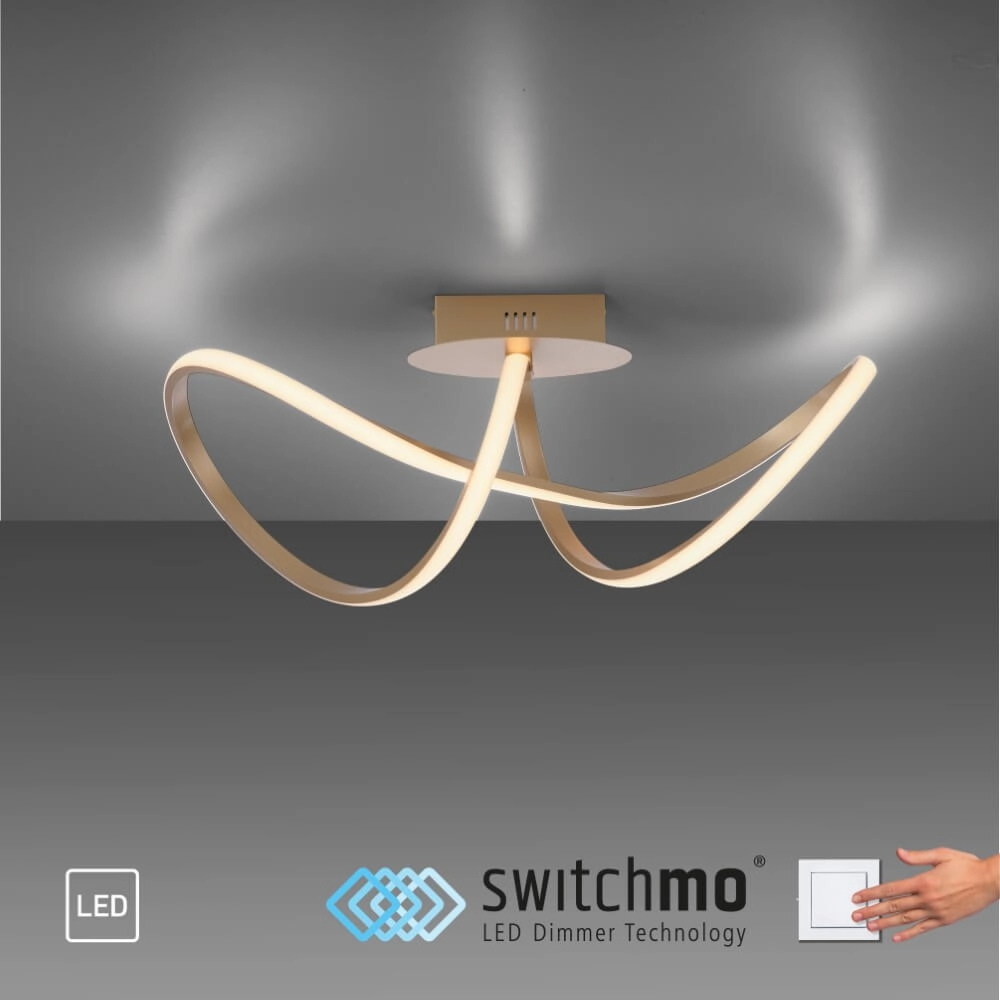 Designer-Deckenleuchte Maria Messing Just Light 4043689985585