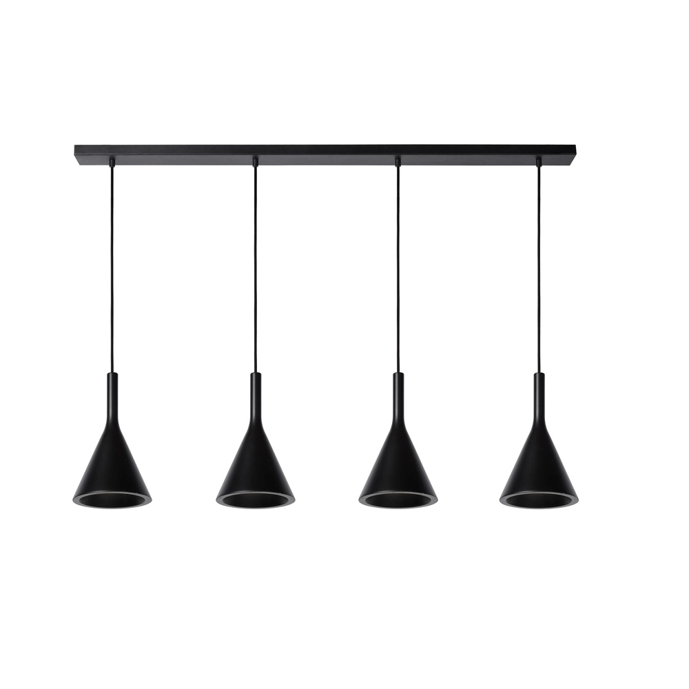 Design-Pendellampe Gipsy 4-Licht weiß