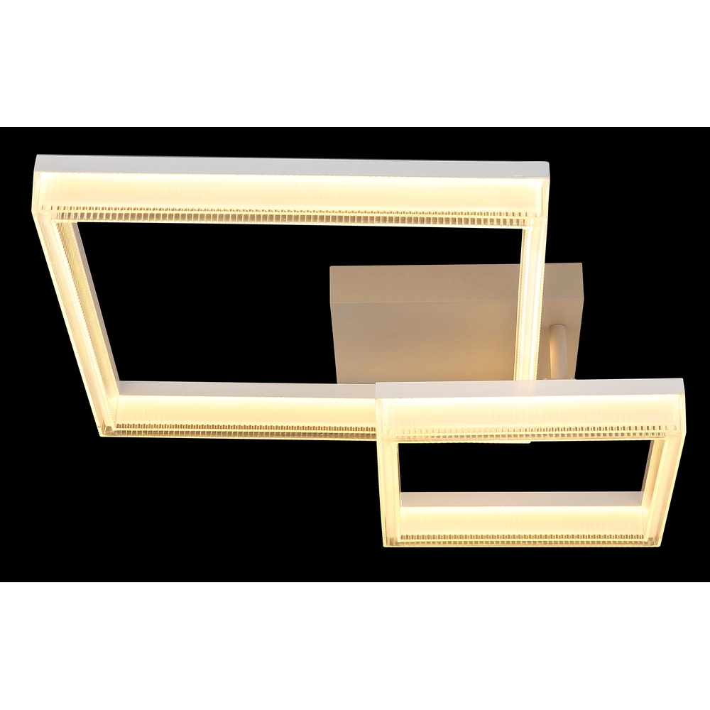 Moderne Deckenleuchte Zara sandbraunes Quadrat Globo 9007371576074