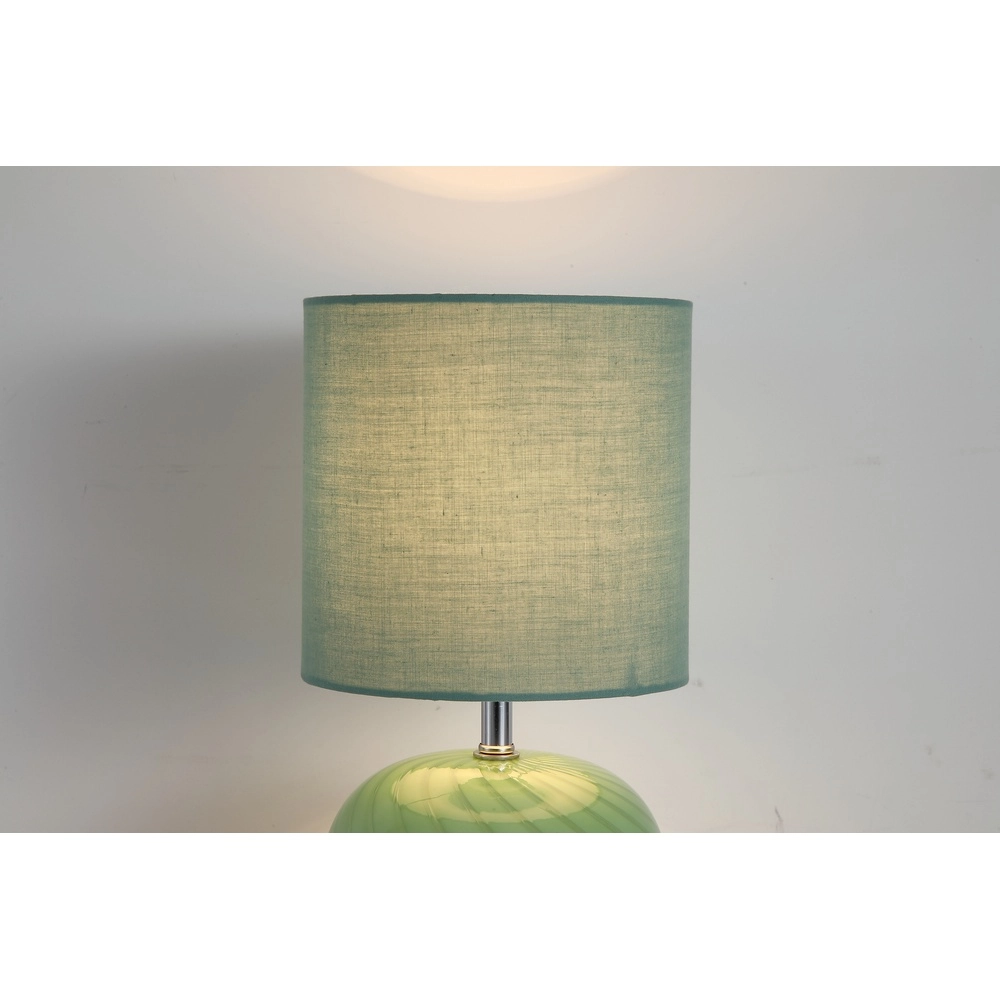 Tischlampe Fete grün Searchlight 5053423301693
