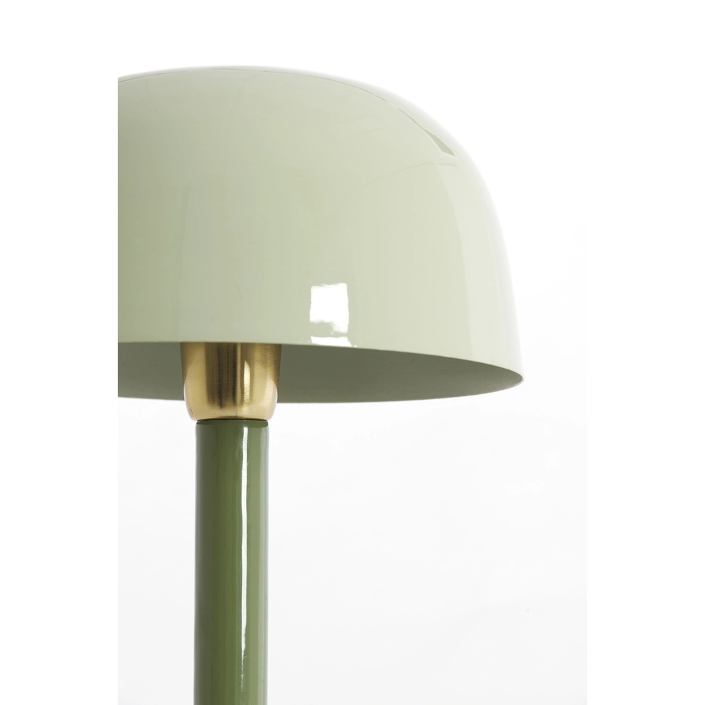 Schreibtischlampe Marivet Glanzgrün – Ø 25 cm Light & Living 8717807816216
