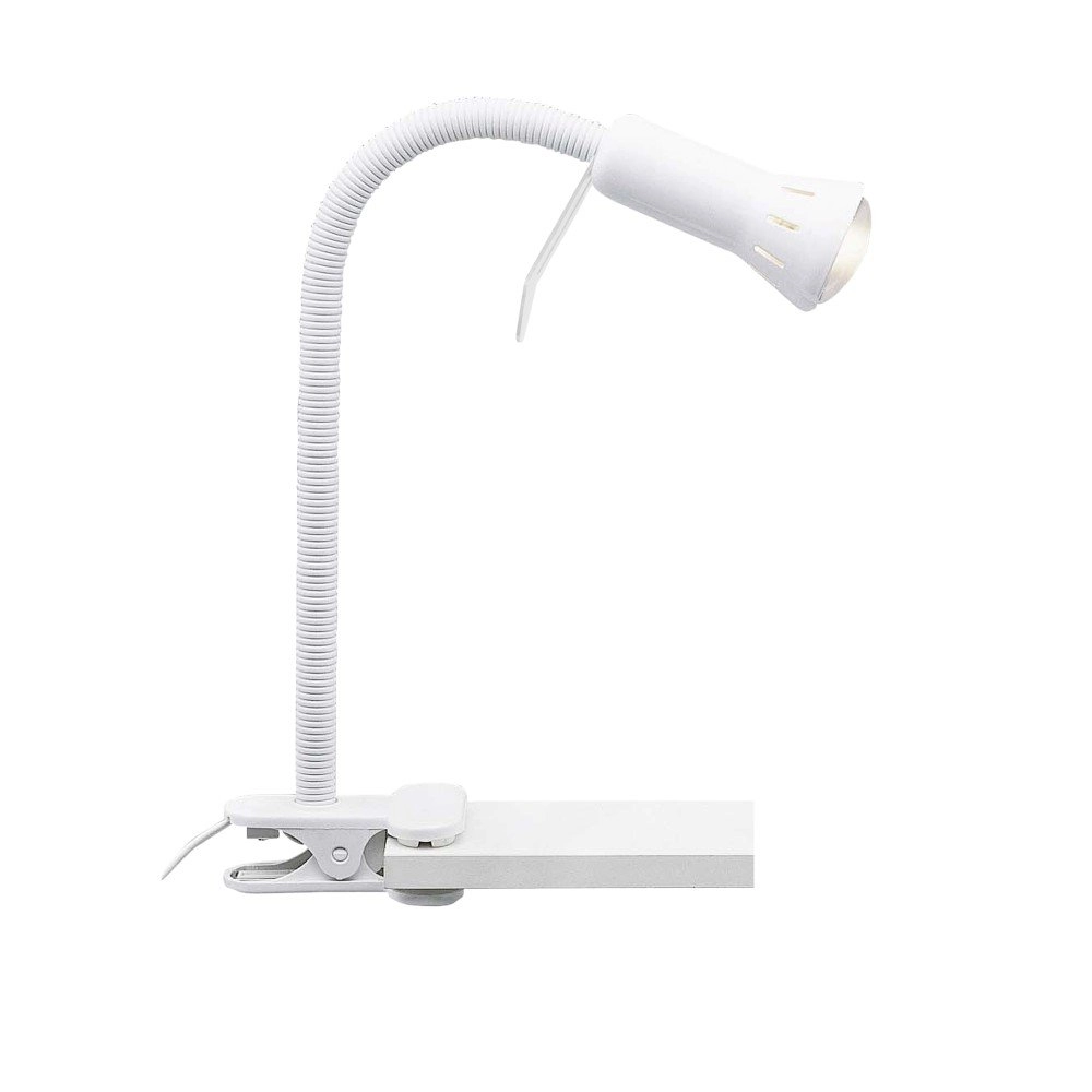 Weiße SchreibTischleuchte Flex klemmen Brilliant 4004353016950
