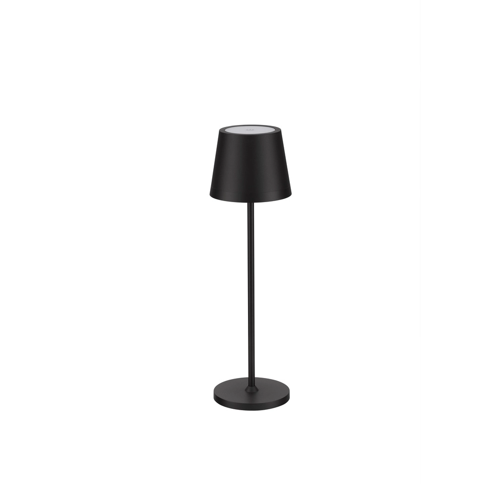 Wiederaufladbare Tischleuchte Seina schwarz Lyora 5212017444455