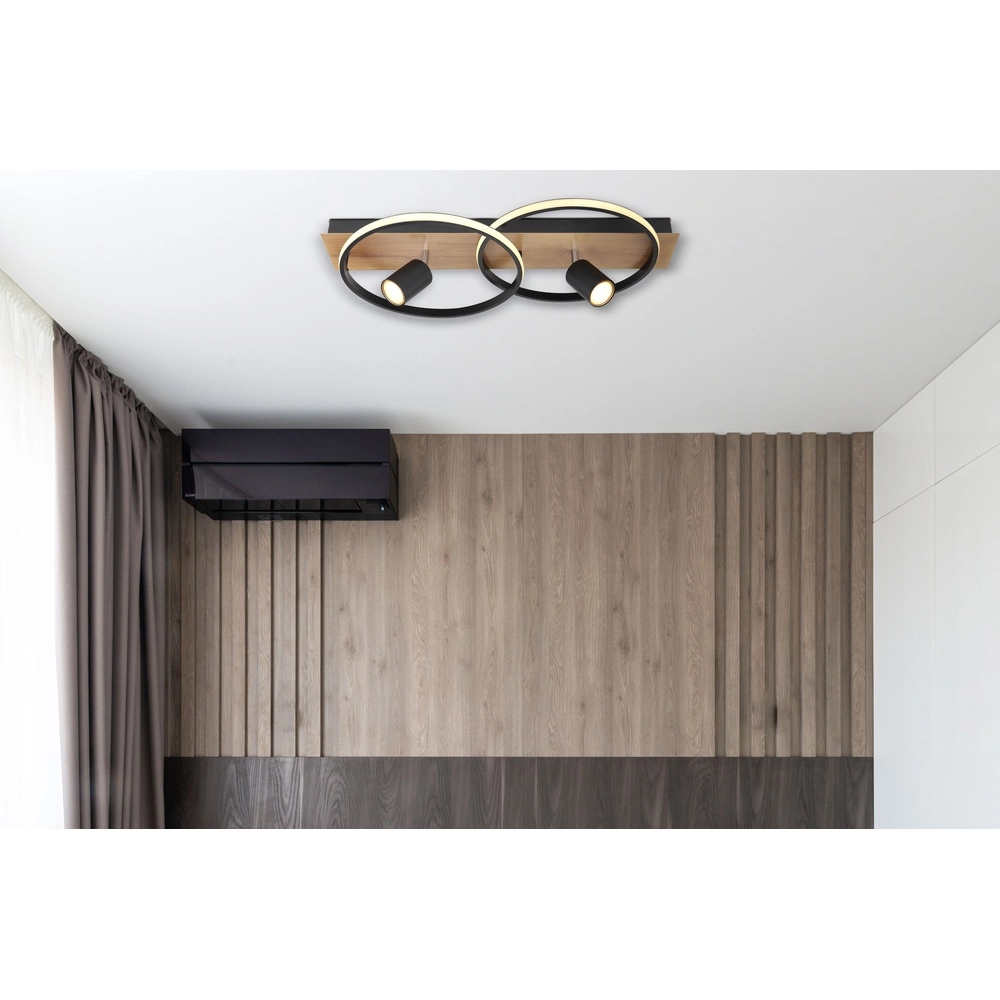 Deckenlampe Danny Schwarz Globo 9007371437696