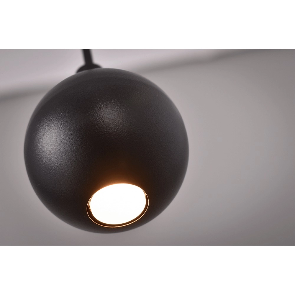 3-Licht Pendellampe Talana schwarz Ø 17cm DTW Masterlight 8718121352183