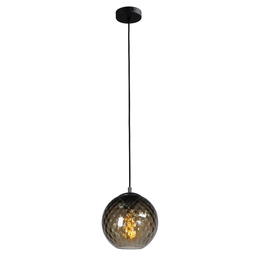 Schwarze Hängelampe Baloton 25cm