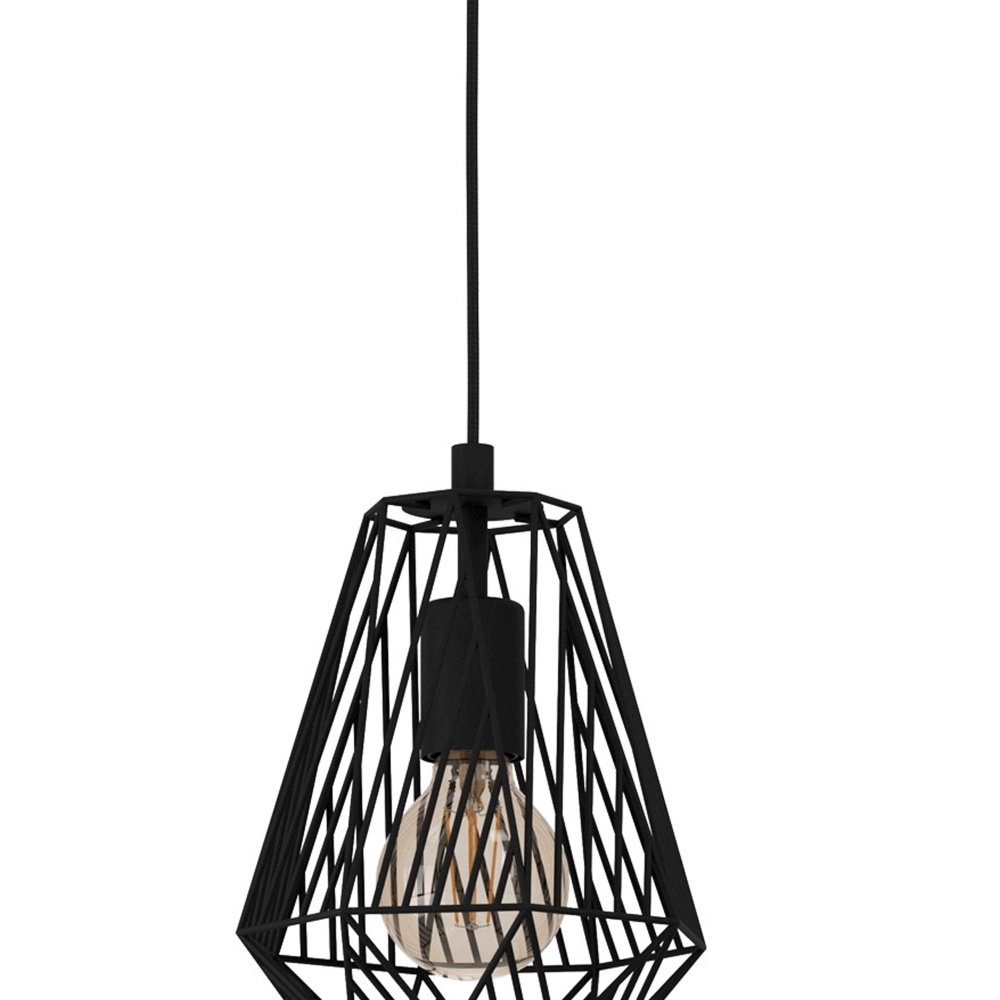 Schwarze Esstischlampe Stype Eglo 9002759436933