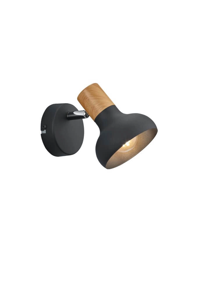 Wandlampe Latika Schwarz