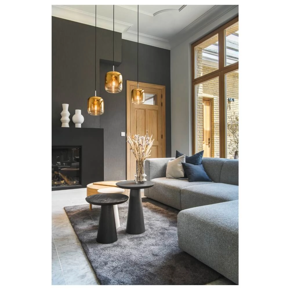 Pendelleuchte aus Glas Pantilo Goldglas - Ø20cm SLV 4024163266451
