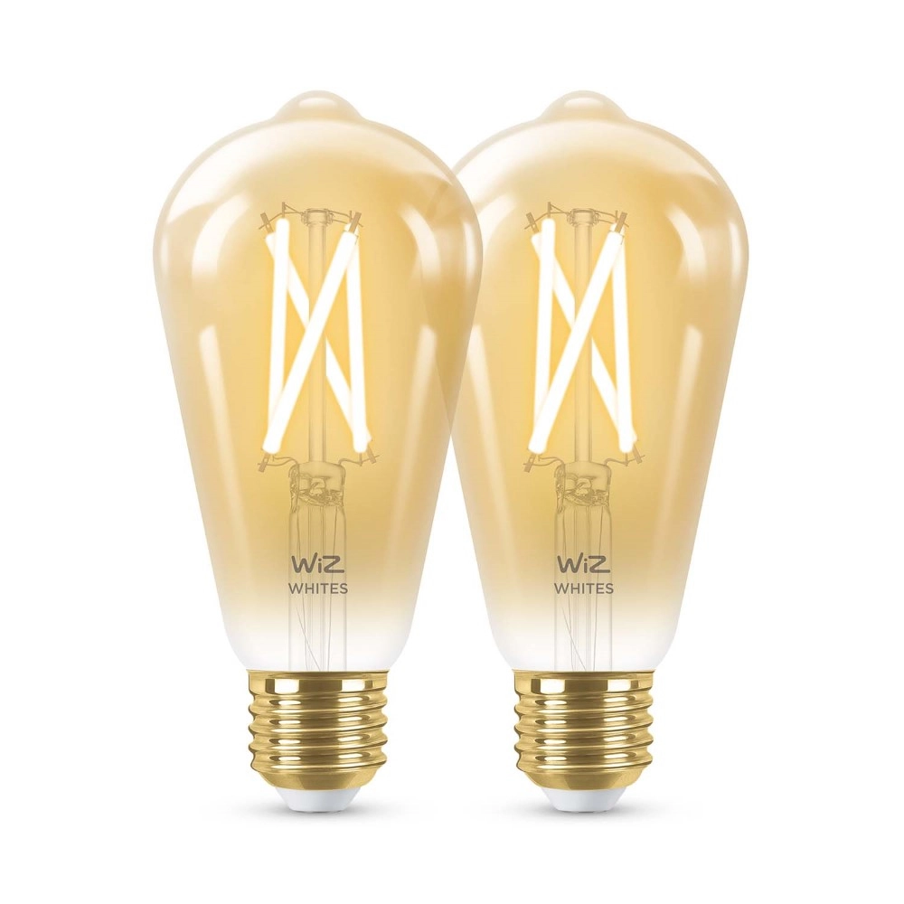 Satz Goldline-Glühbirnen WiZ - 2x 6,7W - E27 - Led
