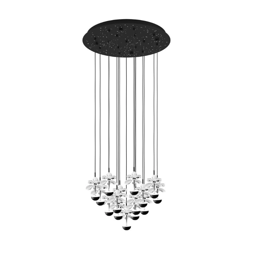 Schwarze Hängelampe Pianopoli 2 Ø 50cm Stars of Light 9008606270217