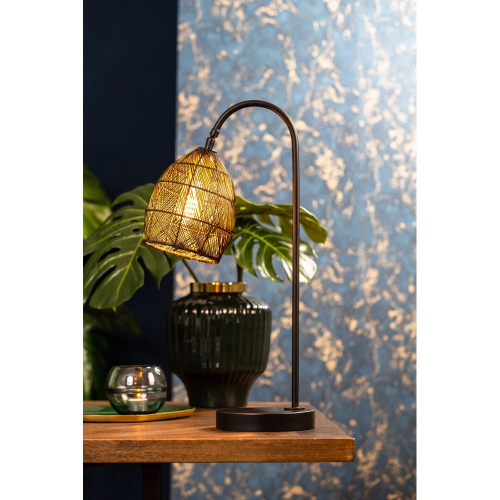 Tischlampe Meya Schwarz Light & Living 8717807333270