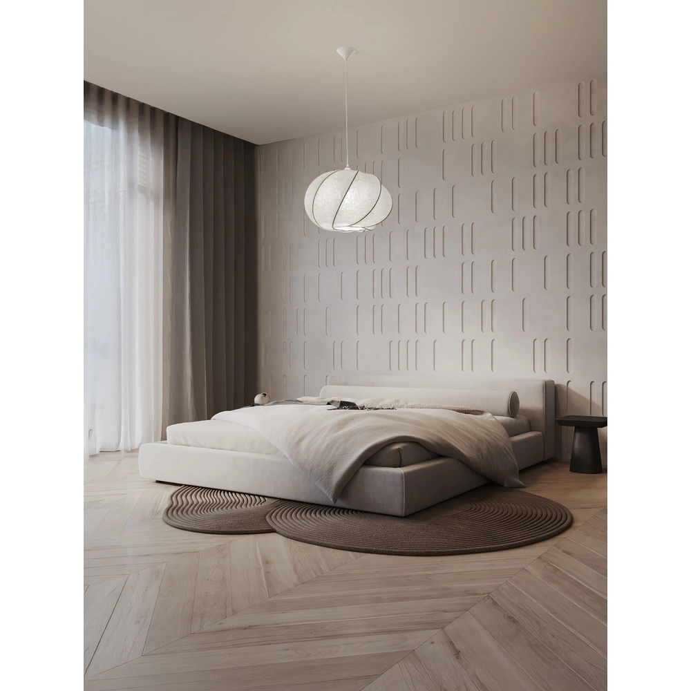 Pendelleuchte Bora weiß Ø 55cm Lyora 5212017477446