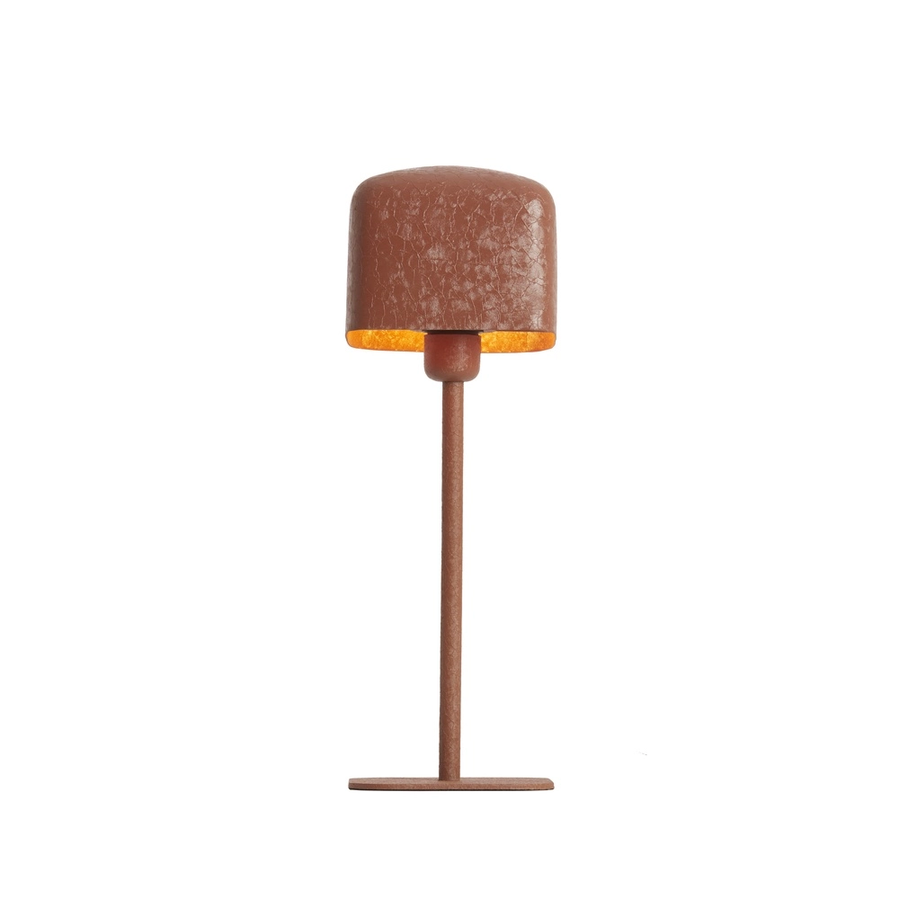 Nachttischlampe Elenie 15x15 cm – matt dunkelorange Light & Living 8717807818814