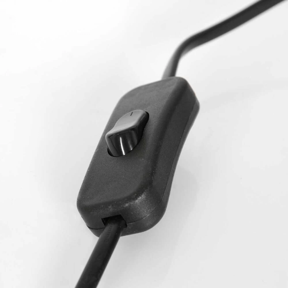 Tischlampe Ambiance schwarz mit Rauchglas Steinhauer 8712746165074