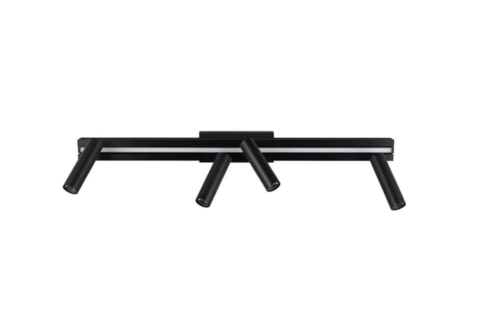 4-flammiger LED-Spot Zeno Schwarz Trio 4017807622904